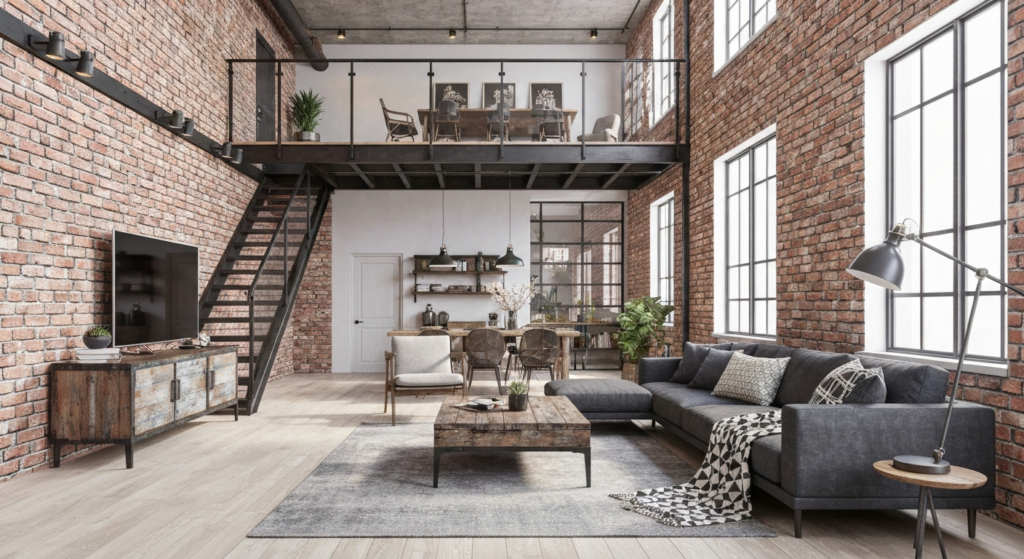 industriële woonstijl